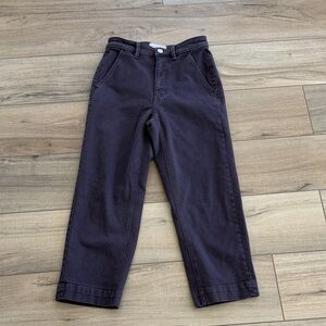 Everlane The Straight-Leg Crop Pants – Short Length Purple | High Rise | Women’s